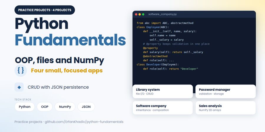 Python Fundamentals project thumbnail